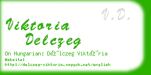 viktoria delczeg business card